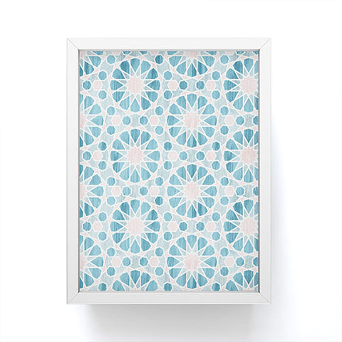 Schatzi Brown Farah Tile Pastel Framed Mini Art Print