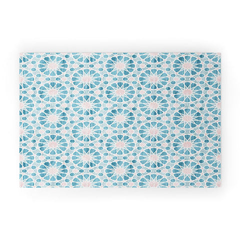 Schatzi Brown Farah Tile Pastel Welcome Mat