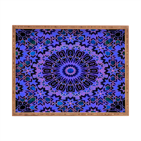 Schatzi Brown Fez Moroccan Tiles 4A Rectangular Tray