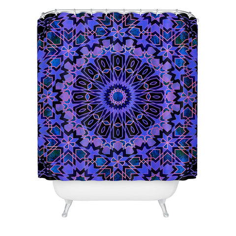 Schatzi Brown Fez Moroccan Tiles 4A Shower Curtain