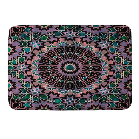 Schatzi Brown Fez Moroccan Tiles 4G Memory Foam Bath Mat