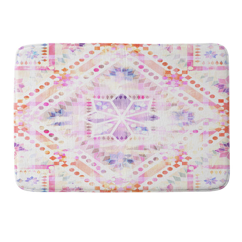 Schatzi Brown Folksie 1C Memory Foam Bath Mat