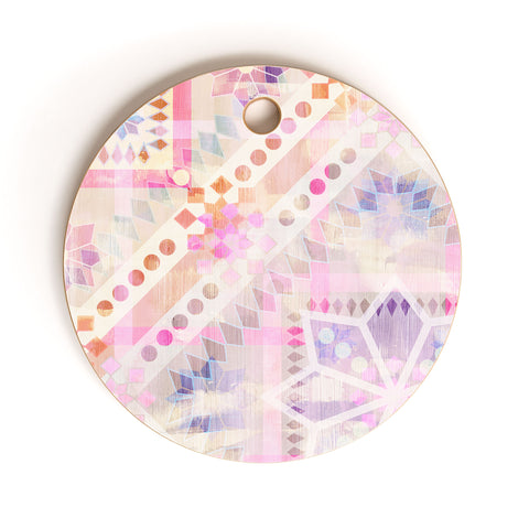 Schatzi Brown Folksie 1C Cutting Board Round