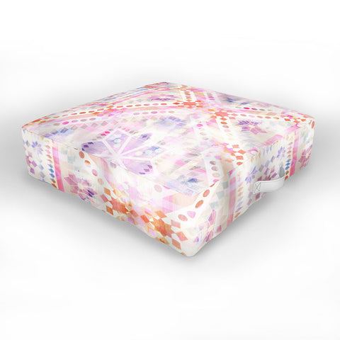 Schatzi Brown Folksie 1C Outdoor Floor Cushion