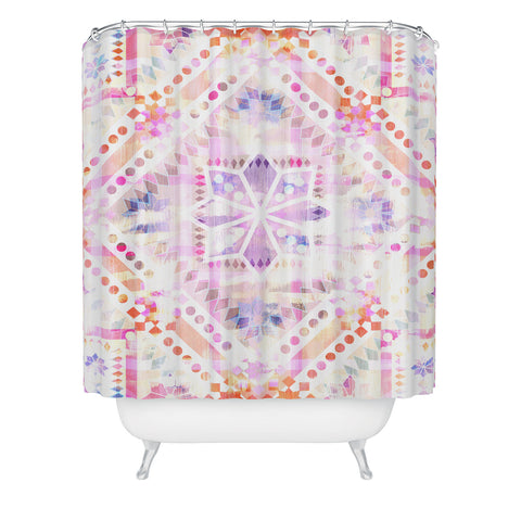 Schatzi Brown Folksie 1C Shower Curtain