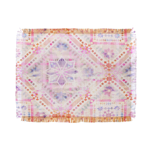 Schatzi Brown Folksie 1C Throw Blanket