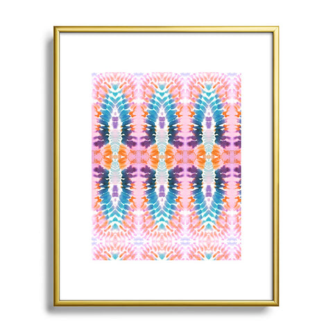 Schatzi Brown Free Spirit Pattern C Metal Framed Art Print