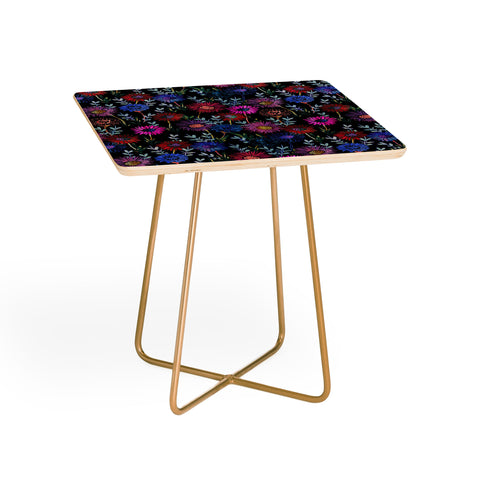 Schatzi Brown Gillian Floral Black Side Table