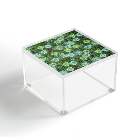Schatzi Brown Gillian Floral Green Acrylic Box