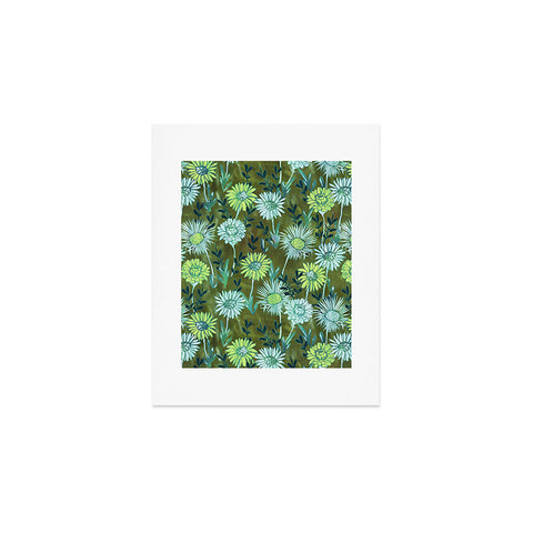 Schatzi Brown Gillian Floral Green Art Print