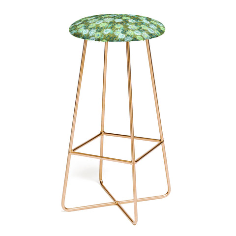 Schatzi Brown Gillian Floral Green Bar Stool