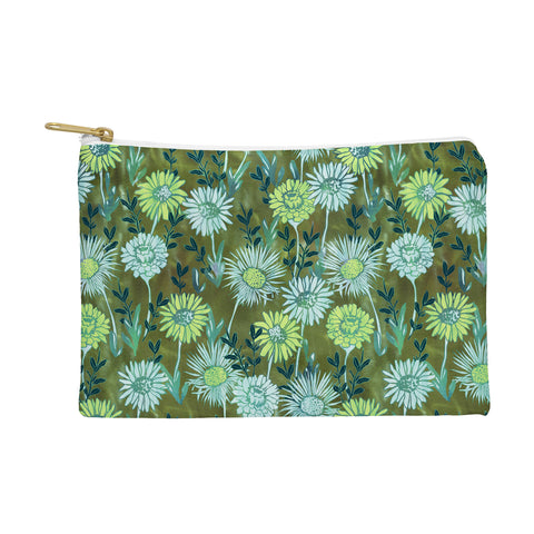 Schatzi Brown Gillian Floral Green Pouch
