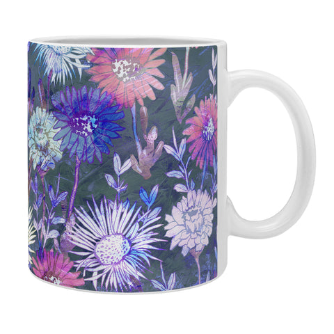 Schatzi Brown Gillian Floral Grey Coffee Mug