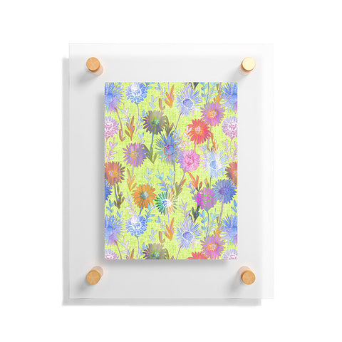 Schatzi Brown Gillian Floral Lime Floating Acrylic Print