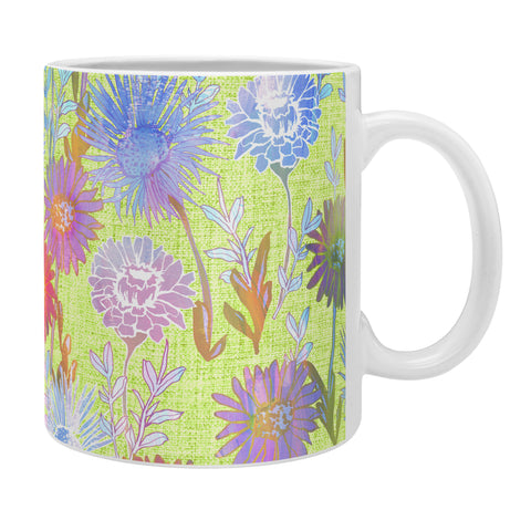 Schatzi Brown Gillian Floral Lime Coffee Mug
