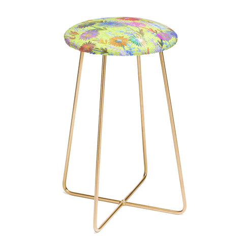 Schatzi Brown Gillian Floral Lime Counter Stool