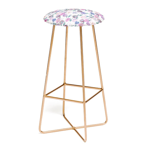 Schatzi Brown Gillian Floral White Bar Stool