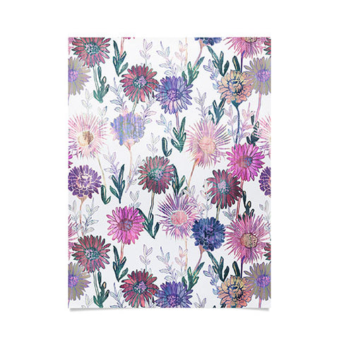 Schatzi Brown Gillian Floral White Poster