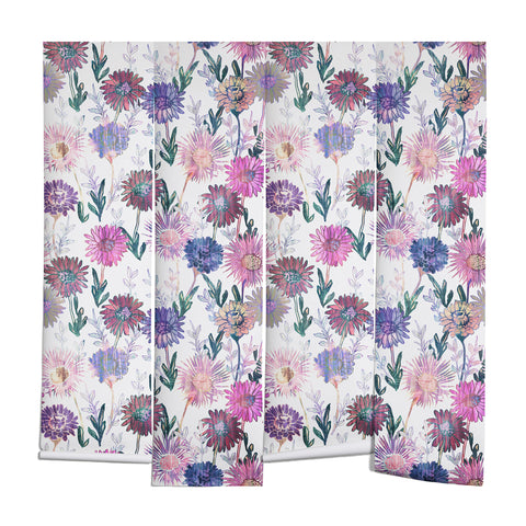 Schatzi Brown Gillian Floral White Wall Mural