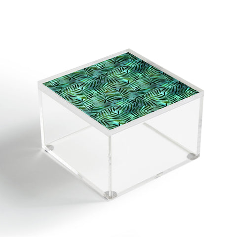 Schatzi Brown Goddess Palm Emerald Acrylic Box