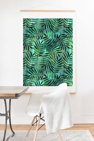 Schatzi Brown Goddess Palm Emerald Art Print And Hanger