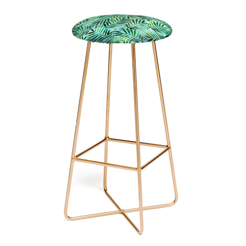 Schatzi Brown Goddess Palm Emerald Bar Stool