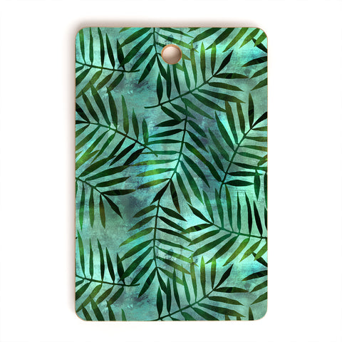 Schatzi Brown Goddess Palm Emerald Cutting Board Rectangle
