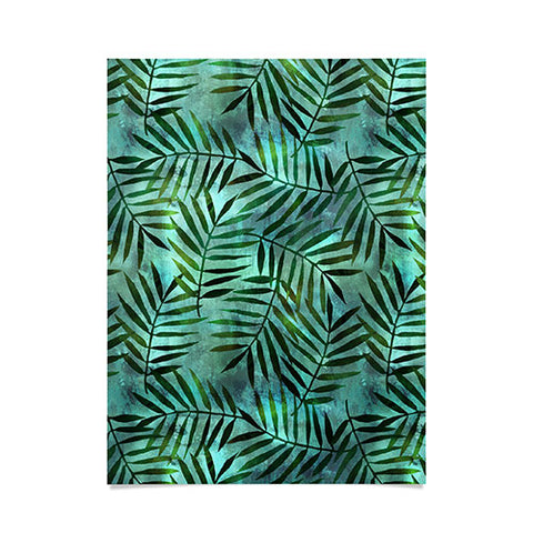 Schatzi Brown Goddess Palm Emerald Poster