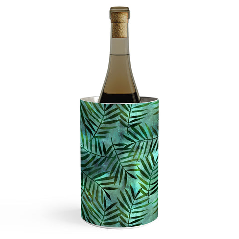 Schatzi Brown Goddess Palm Emerald Wine Chiller