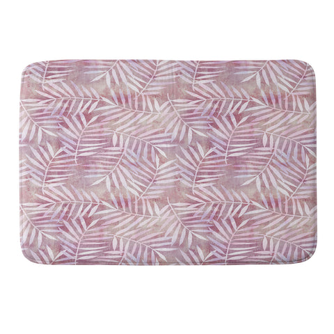 Schatzi Brown Goddess Palm Rose Memory Foam Bath Mat