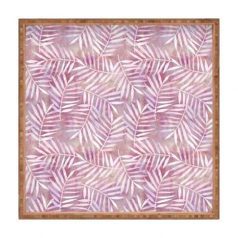 Schatzi Brown Goddess Palm Rose Square Tray