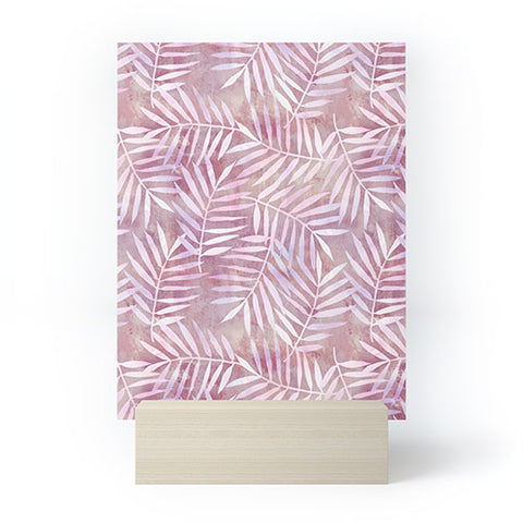 Schatzi Brown Goddess Palm Rose Mini Art Print