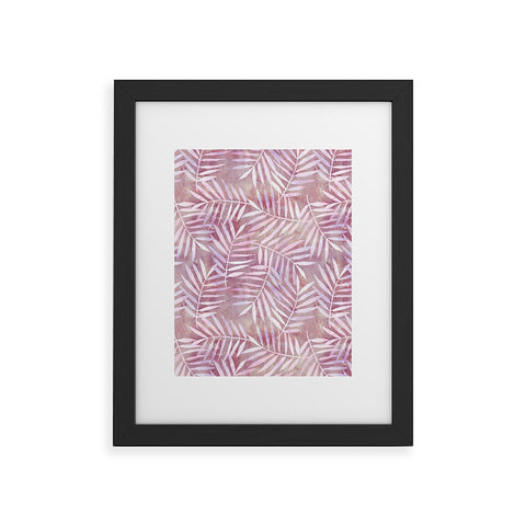 Schatzi Brown Goddess Palm Rose Framed Art Print