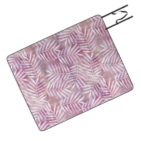 Schatzi Brown Goddess Palm Rose Picnic Blanket