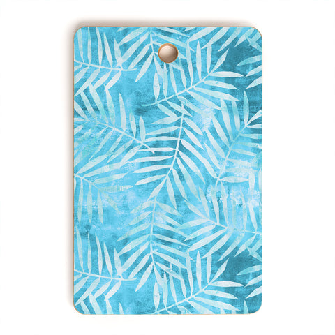 Schatzi Brown Goddess Palm Turquoise Cutting Board Rectangle