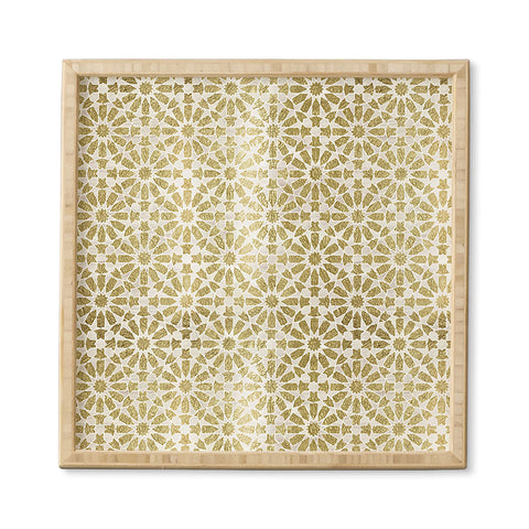 Schatzi Brown Hara Tiles Golden Framed Wall Art