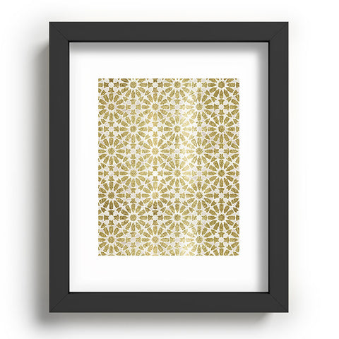 Schatzi Brown Hara Tiles Golden Recessed Framing Rectangle