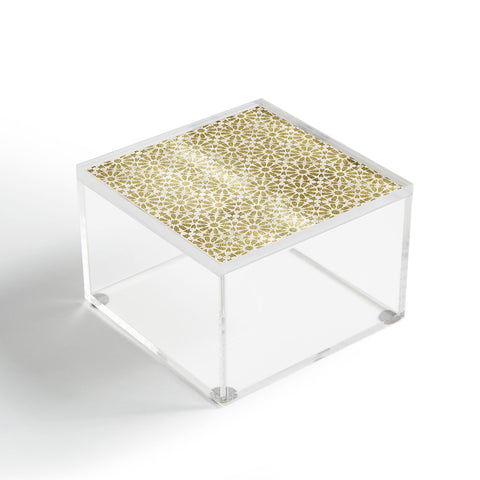 Schatzi Brown Hara Tiles Golden Acrylic Box