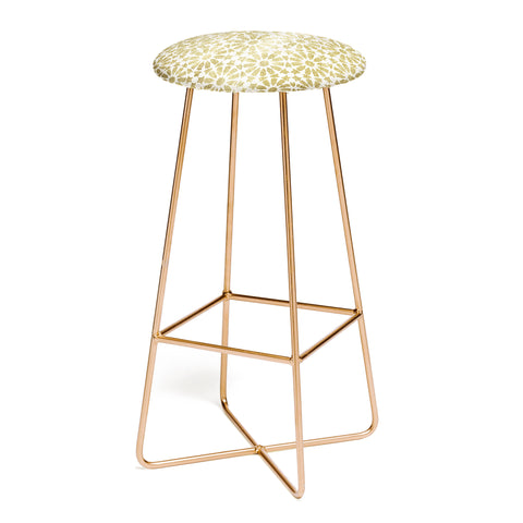 Schatzi Brown Hara Tiles Golden Bar Stool