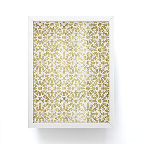 Schatzi Brown Hara Tiles Golden Framed Mini Art Print