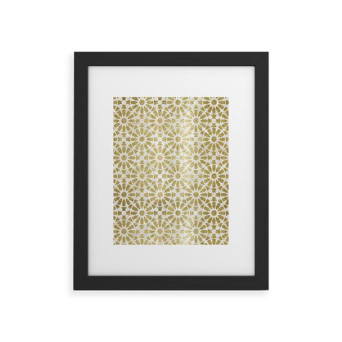 Schatzi Brown Hara Tiles Golden Framed Art Print