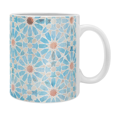 Schatzi Brown Hara Tiles Light Blue Coffee Mug