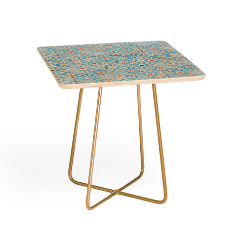 Schatzi Brown Hara Tiles Light Blue Side Table