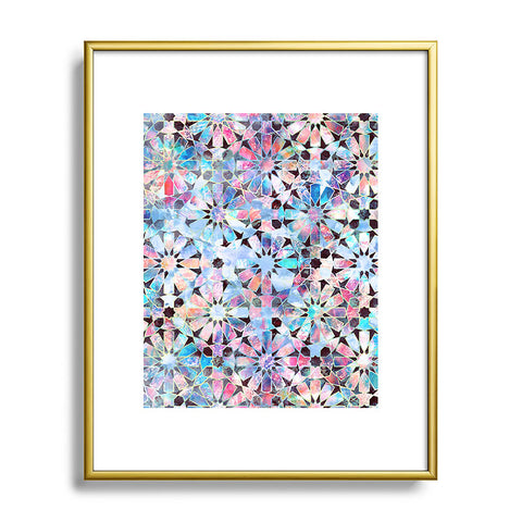 Schatzi Brown Hara Tiles Multi Metal Framed Art Print