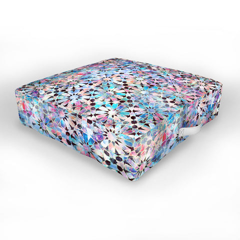 Schatzi Brown Hara Tiles Multi Outdoor Floor Cushion