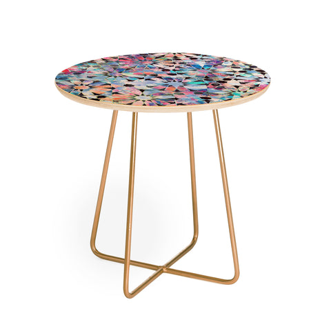 Schatzi Brown Hara Tiles Multi Round Side Table