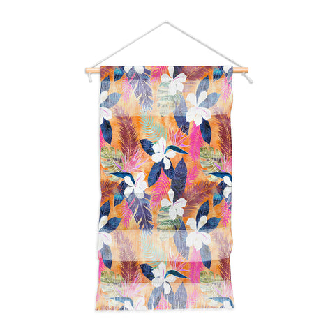 Schatzi Brown Hawaii Flower 4 Orange Wall Hanging Portrait