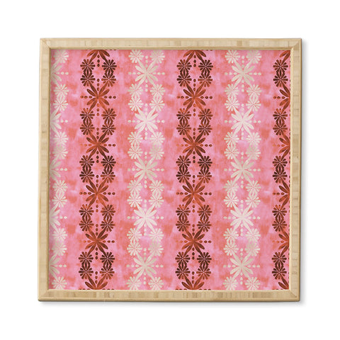 Schatzi Brown Hawaiian Boho Desert Framed Wall Art