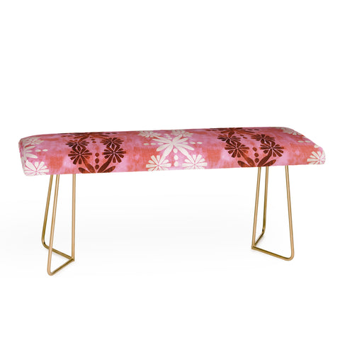 Schatzi Brown Hawaiian Boho Desert Bench