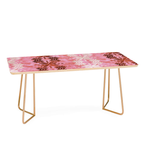 Schatzi Brown Hawaiian Boho Desert Coffee Table